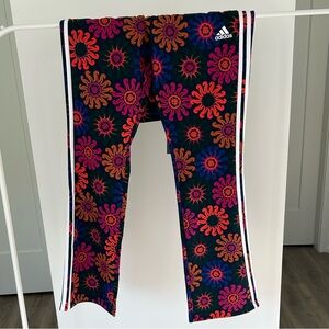 NWT Adidas x Farm Rio Floral Print Multicolour Pants, Medium